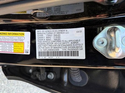 2025 Honda Civic Hatchback Sport CVT