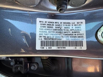 2020 Honda Insight EX CVT