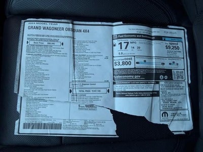 2024 Jeep Grand Wagoneer Series II Obsidian 4x4