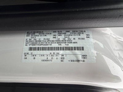 2023 Ford E-Transit Cargo Van "T-350 130"" Low Rf 9500 GVWR RWD"