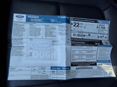 2021 Ford Ranger LARIAT 4WD SuperCrew 5' Box