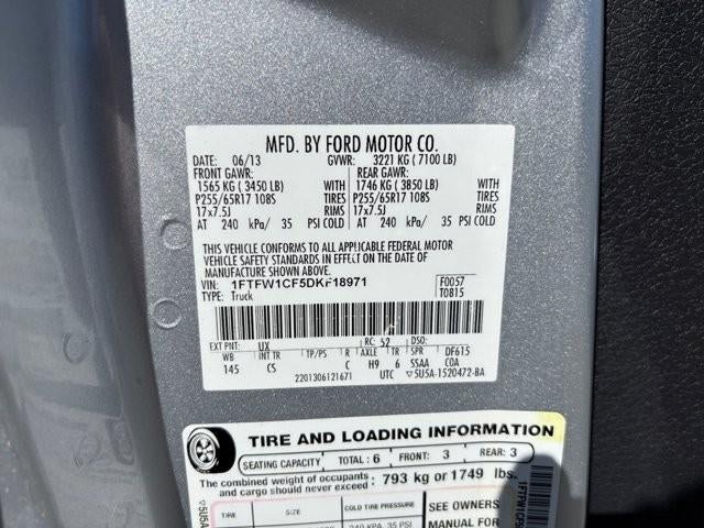 2013 Ford F-150 2WD SuperCrew 5-1/2 Ft Box XL