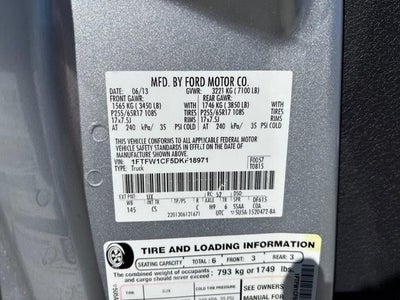 2013 Ford F-150 2WD SuperCrew 5-1/2 Ft Box XL