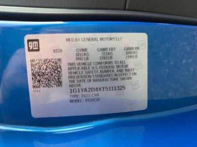 2026 Chevrolet Corvette Stingray Coupe 1LT