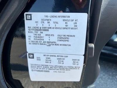 2004 Chevrolet Corvette 2dr Cpe