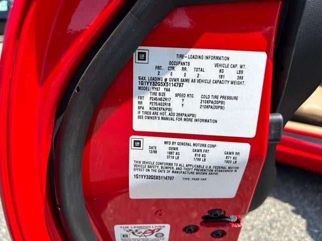 1999 Chevrolet Corvette 2dr Convertible