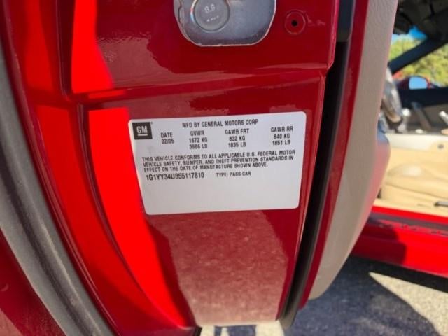 2005 Chevrolet Corvette 2dr Convertible
