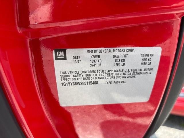 2008 Chevrolet Corvette 2dr Conv