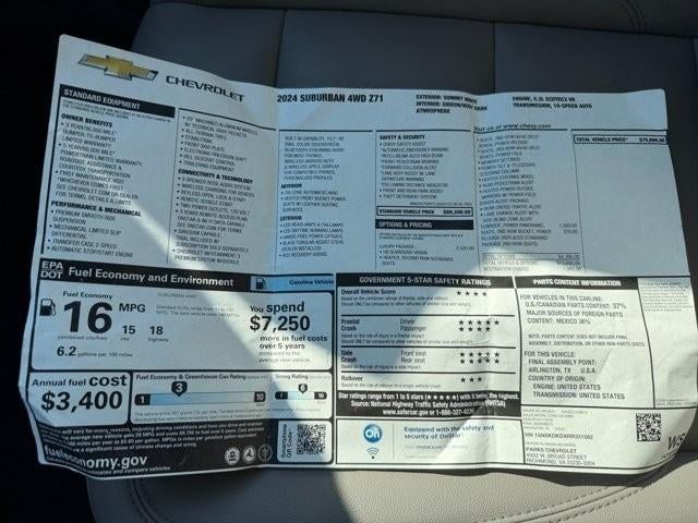 2024 Chevrolet Suburban 4WD Z71