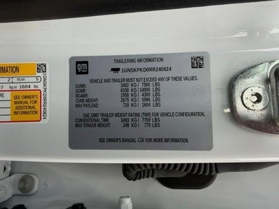 2024 Chevrolet Tahoe 4WD Z71