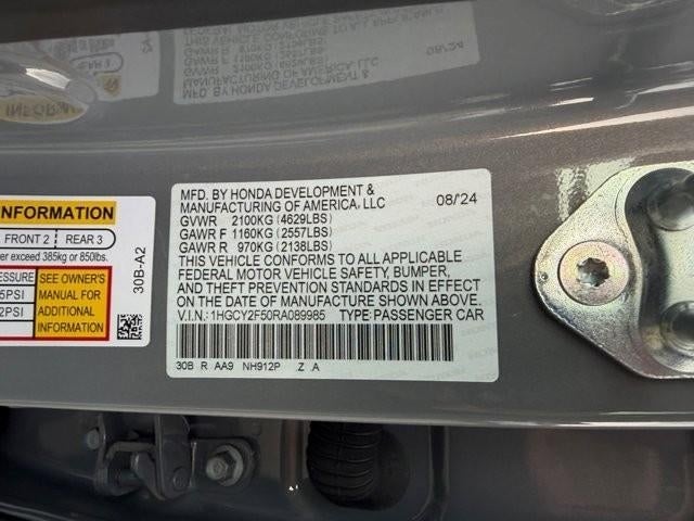 2024 Honda Accord Hybrid Sport Sedan