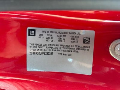2015 Chevrolet Camaro 2dr Conv SS w/2SS