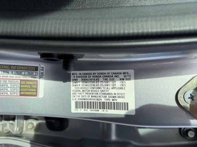 2015 Honda CR-V EX-L 2WD