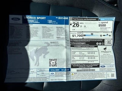 2023 Ford Bronco Sport Outer Banks 4x4