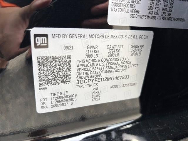 2021 Chevrolet Silverado 1500 Crew Cab Short Box 4-Wheel Drive LT Trail Boss