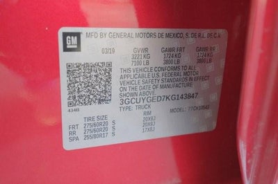 2019 Chevrolet Silverado 1500 Crew Cab Short Box 4-Wheel Drive LTZ