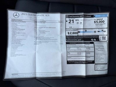 2023 Mercedes-Benz GLE GLE 350 4MATIC® SUV