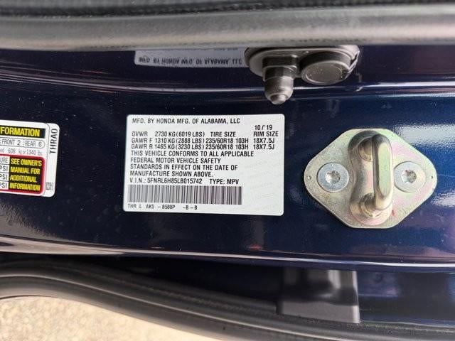 2020 Honda Odyssey Touring Auto