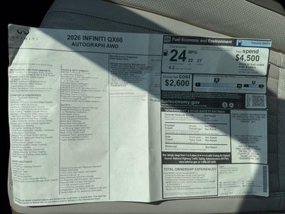 2026 INFINITI QX60 Autograph AWD