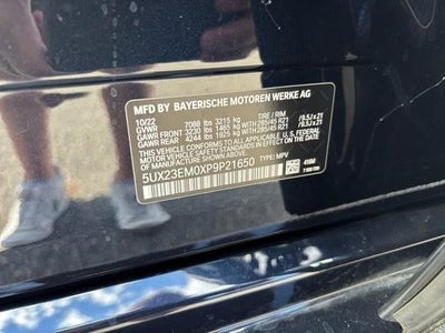 2023 BMW X7 xDrive40i Sports Activity Vehicle