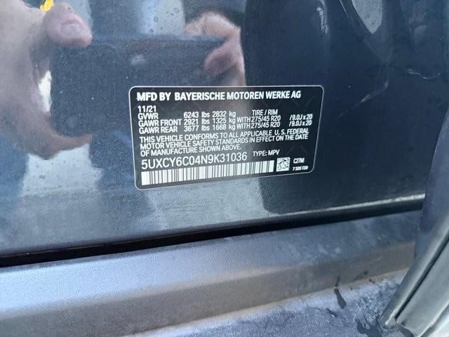 2022 BMW X6 xDrive40i Sports Activity Coupe