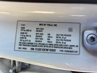2022 Tesla Model 3 Long Range AWD *Ltd Avail*