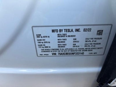 2022 Tesla Model X Plaid AWD
