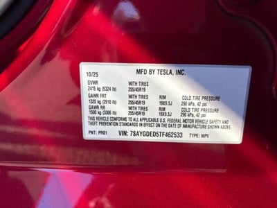 2026 Tesla Model Y Premium RWD