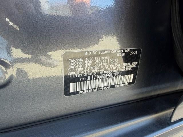 2023 Subaru WRX Manual