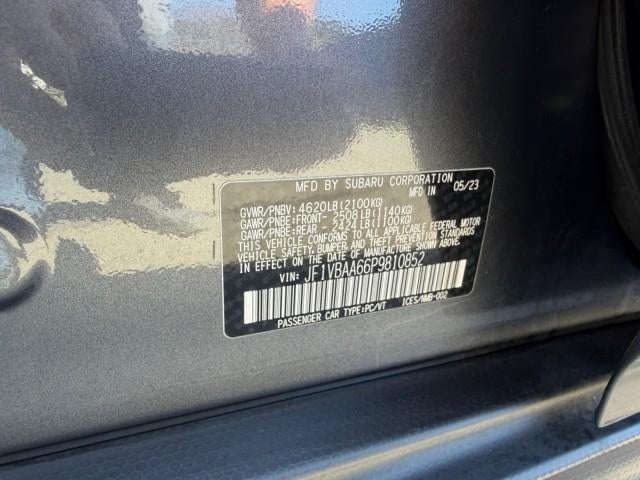 2023 Subaru WRX Manual