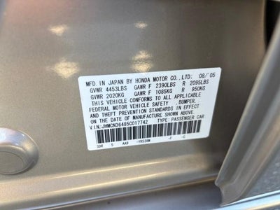 2005 Honda Accord Hybrid V6 IMA Auto