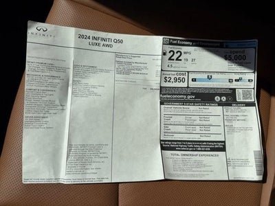 2024 INFINITI Q50 LUXE AWD