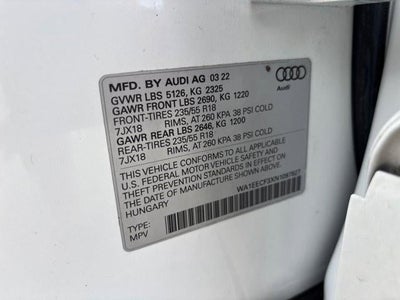 2022 Audi Q3 S line Premium Plus 45 TFSI quattro