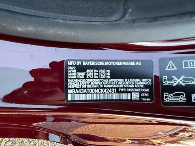 2022 BMW 430i xDrive Convertible