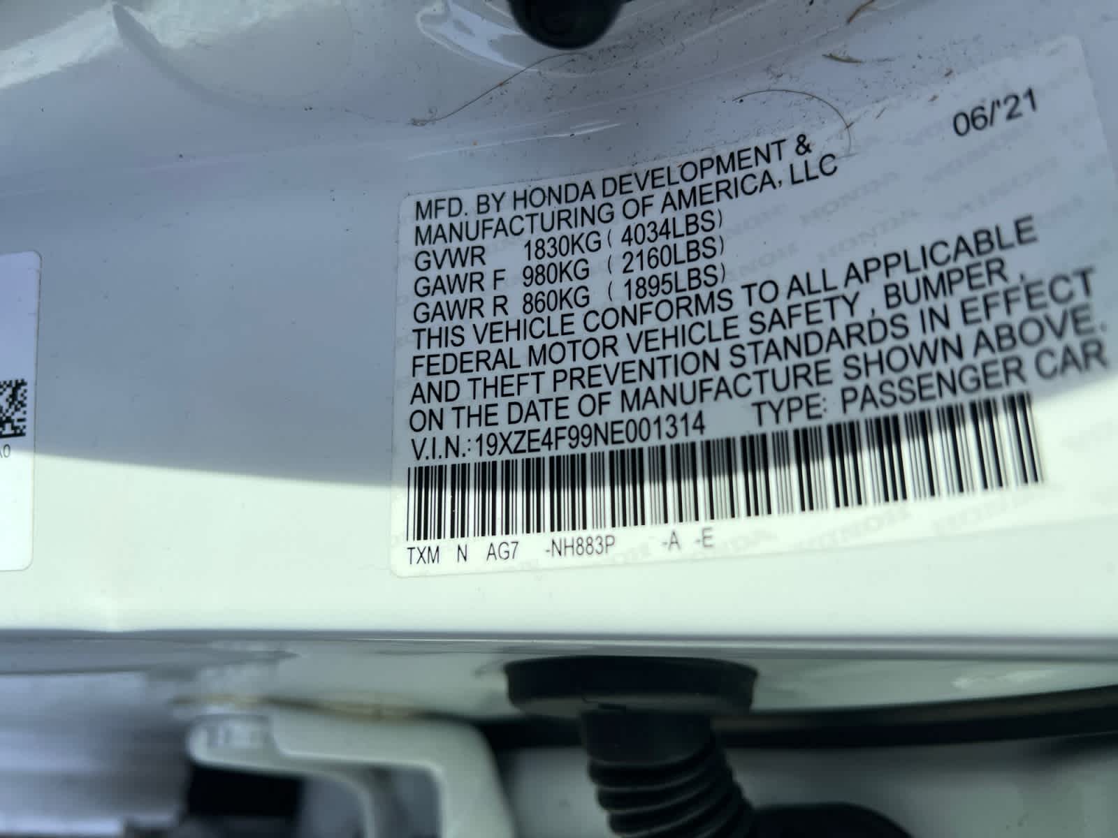 2022 Honda Insight Touring CVT