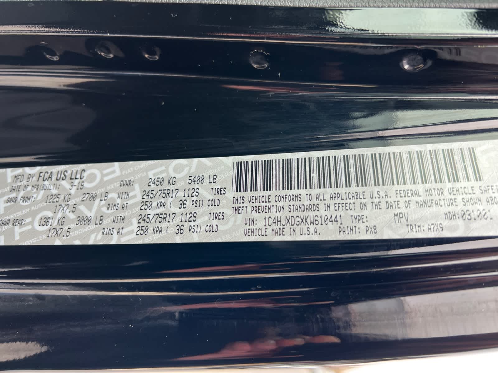 2019 Jeep Wrangler Unlimited Sport S 4x4