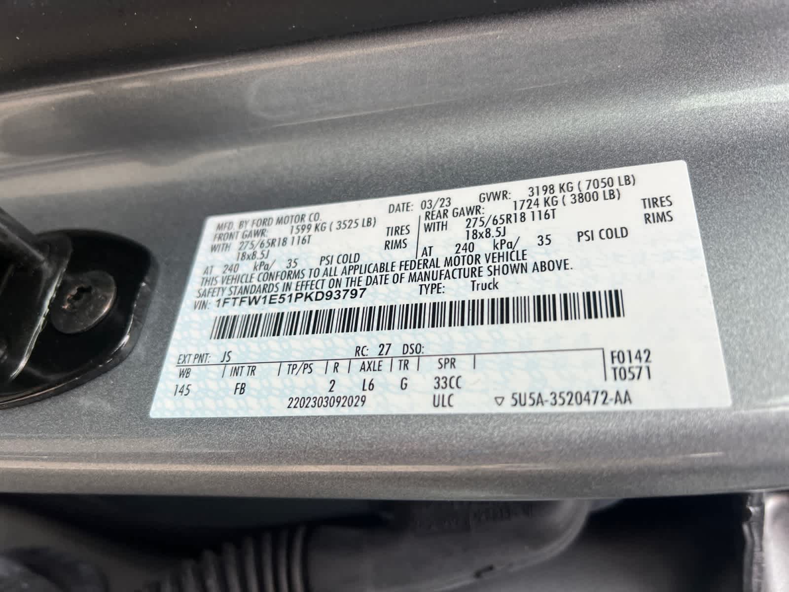 2023 Ford F-150 XLT 4WD SuperCrew 5.5' Box