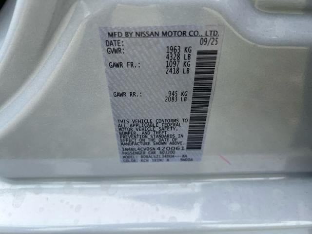 2025 Nissan Altima SR