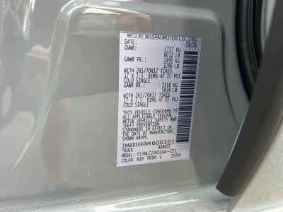 2027 Nissan Frontier Crew Cab SV