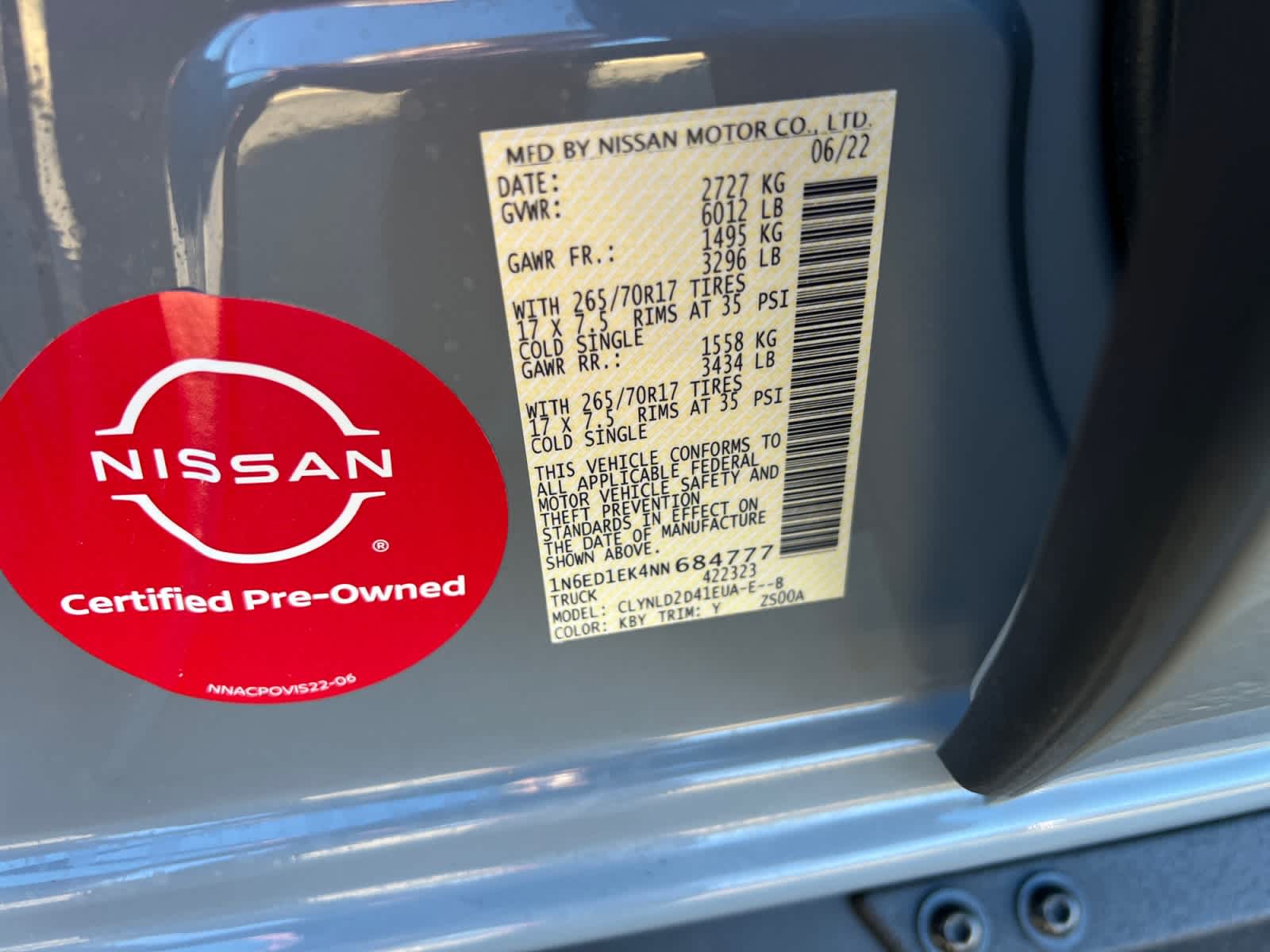 2022 Nissan Frontier Crew Cab PRO-4X®