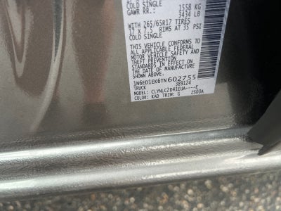 2026 Nissan Frontier Crew Cab SV