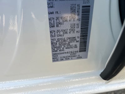 2026 Nissan Frontier Crew Cab SV