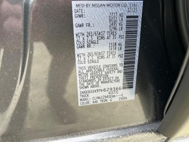 2026 Nissan Frontier Crew Cab SV