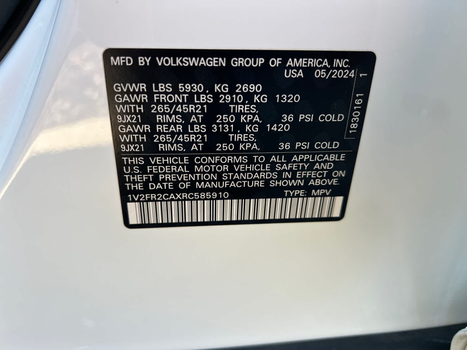 2024 Volkswagen Atlas 2.0T SEL Premium R-Line 4MOTION