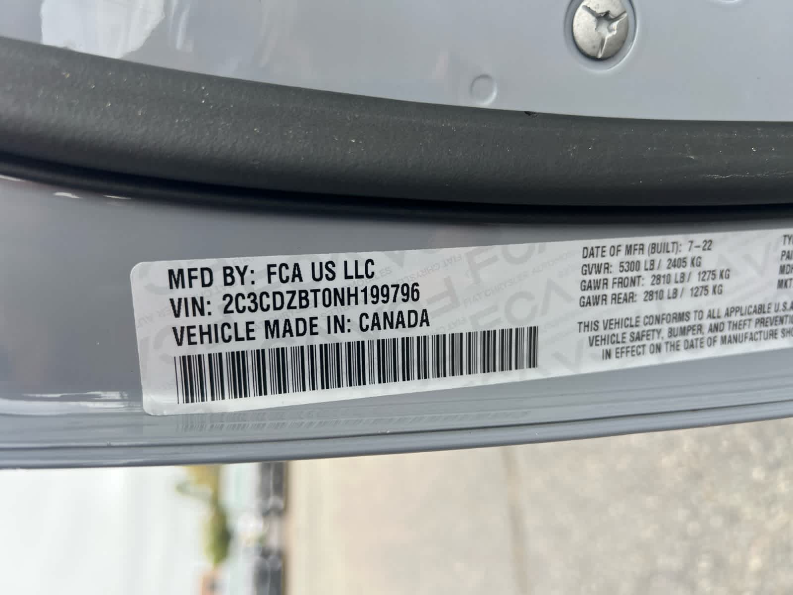 2022 Dodge Challenger R/T RWD