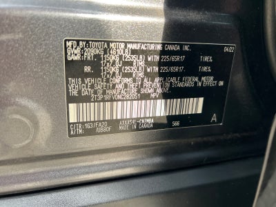 2022 Toyota RAV4 XLE AWD (Natl)
