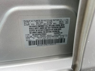 2018 Nissan Sentra S CVT