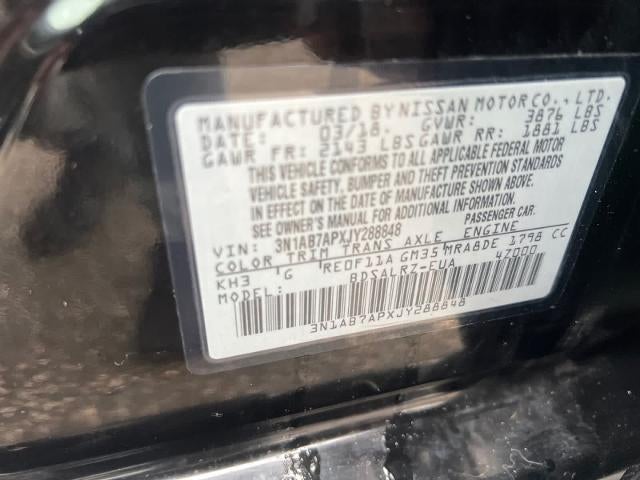 2018 Nissan Sentra SR CVT