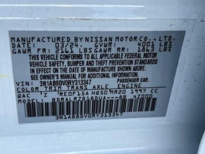 2024 Nissan Sentra SR