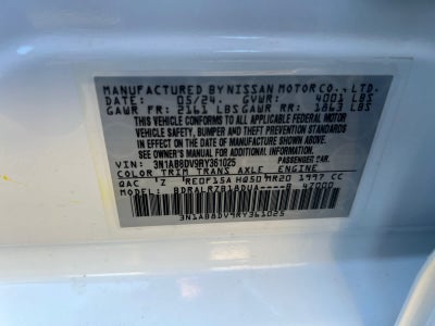 2024 Nissan Sentra SR